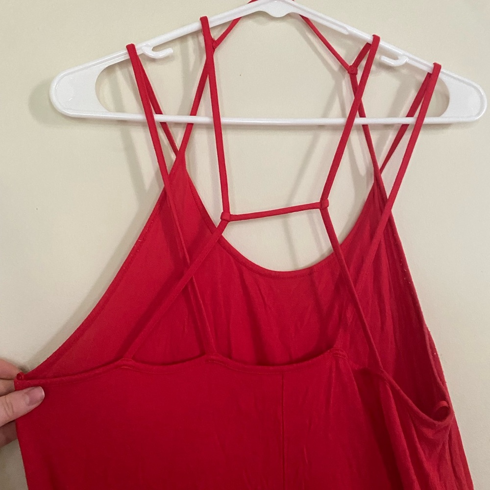 Red shift dress - Picture 3 of 5